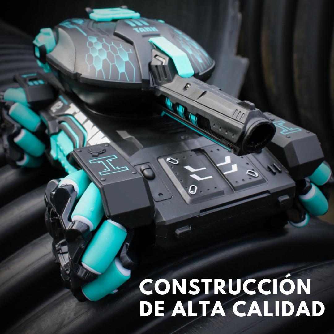 Tanque A Control Remoto Aventura Y Emoción Lanza Balines Gel