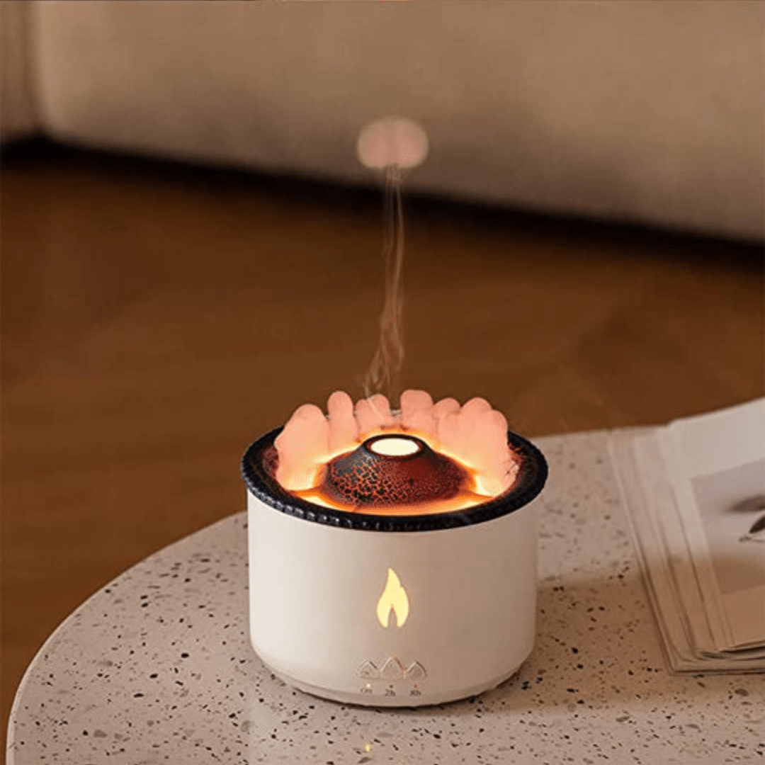 Humidificador de Volcán en Erupción LED - Muy Moderna Uruguay