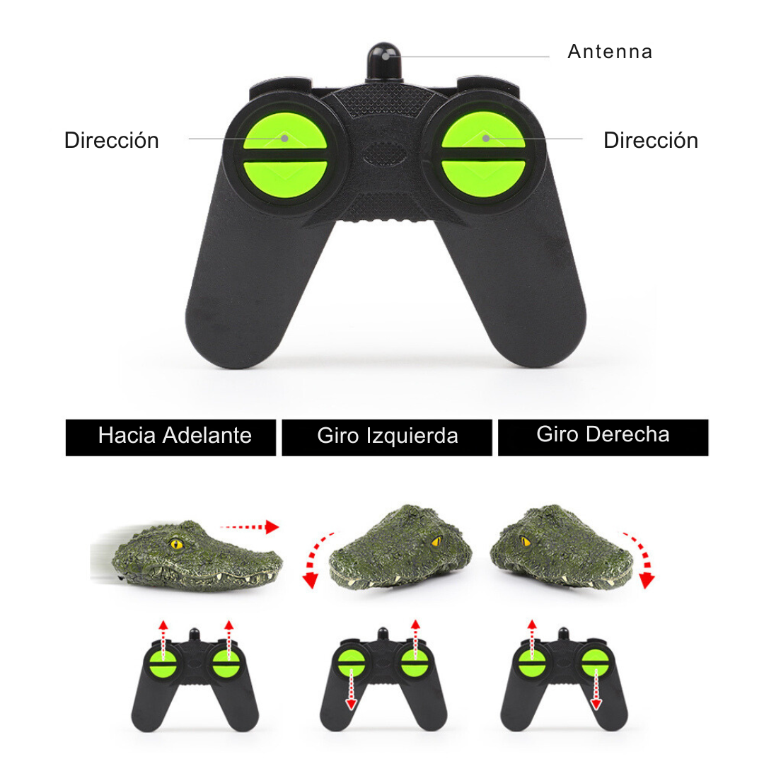 Cabeza De Cocodrilo A Control Remoto