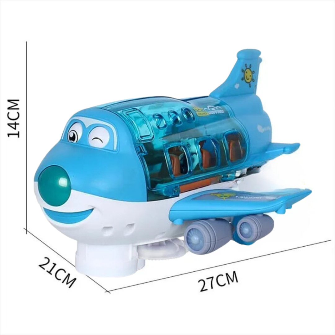 Avión Eléctrico de Juguete con Baile 360° Giratorio para Niños