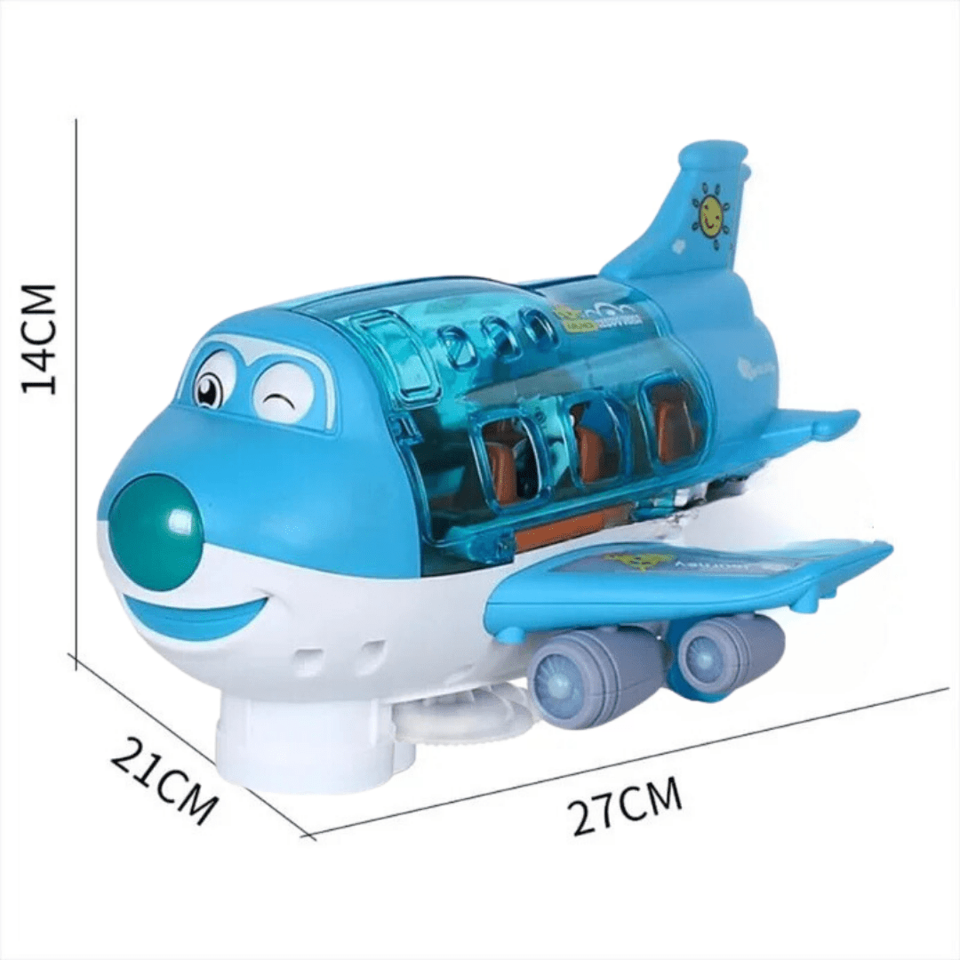 Avión Eléctrico de Juguete con Baile 360° Giratorio para Niños - Muy Moderna Uruguay