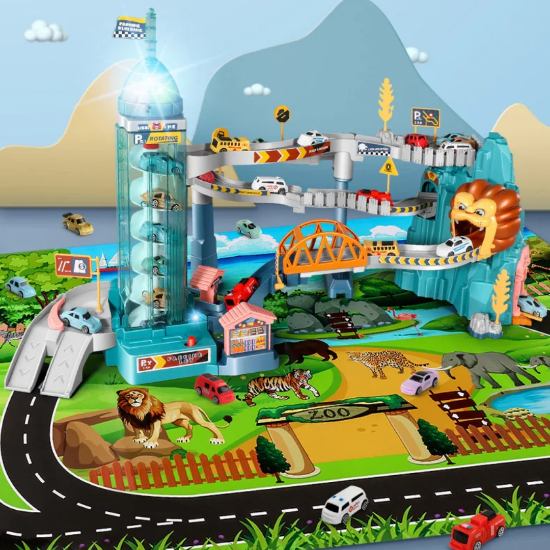 Pista Interactiva de Autos para Niños Diseño de León - Muy Moderna Uruguay