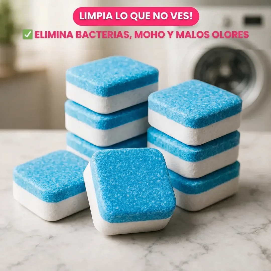Tabletas Limpiadoras para Lavadora x30 Concentradas