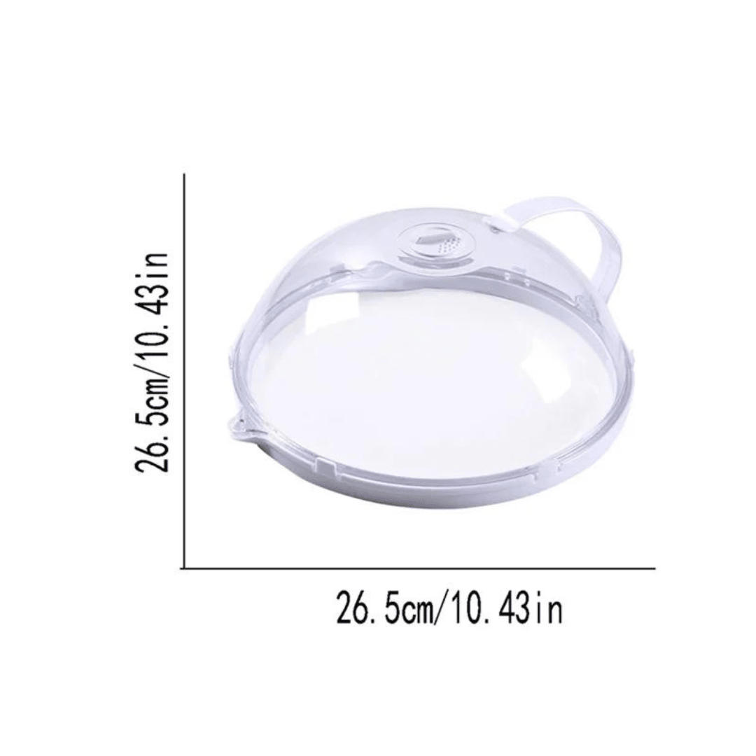 Tapa Anti Salpicaduras Para Comida Microondas 27cm - Muy Moderna Uruguay