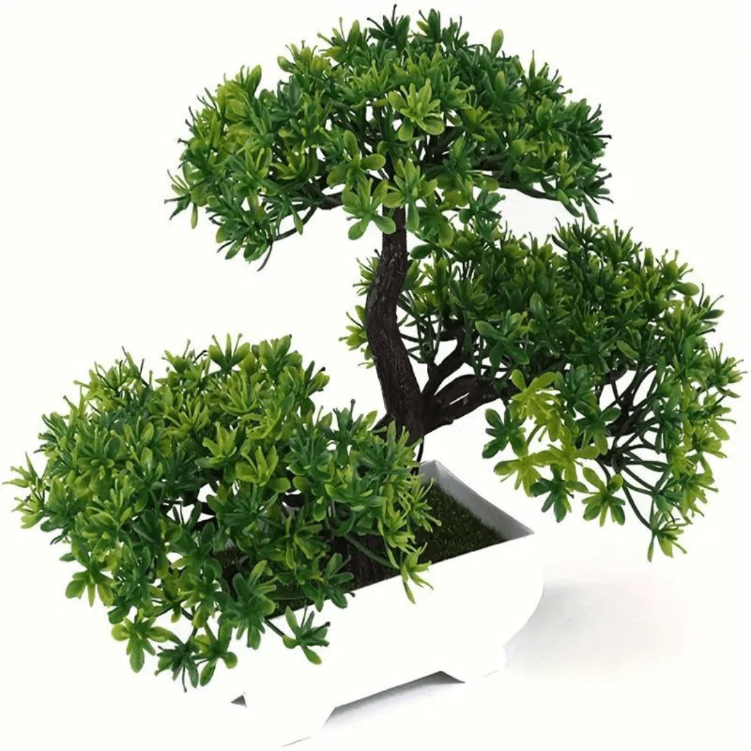 Bonsái Decorativo Artificial en Maceta 20cm - Muy Moderna Uruguay