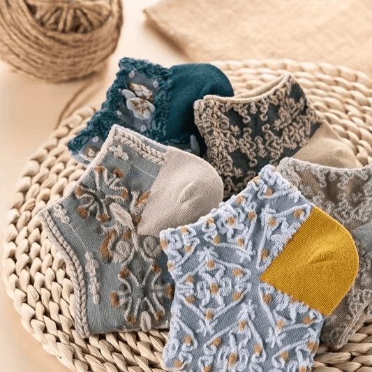 5 Pares Medias Cortas Mujer Transpirables Y Cómodas - Muy Moderna Uruguay