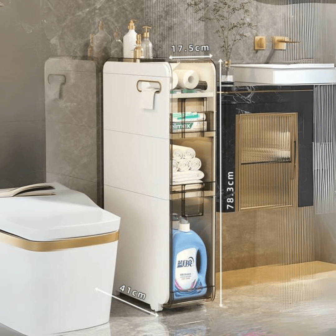 Carrito Organizador De Baño Para Espacios Reducidos Ruedas - Muy Moderna Uruguay