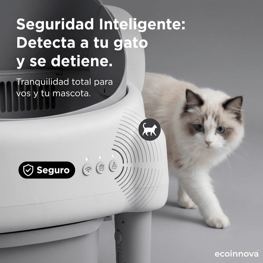 Arenero Gato Automático Autolimpiante Open Top - Ecoinnova - Muy Moderna Uruguay
