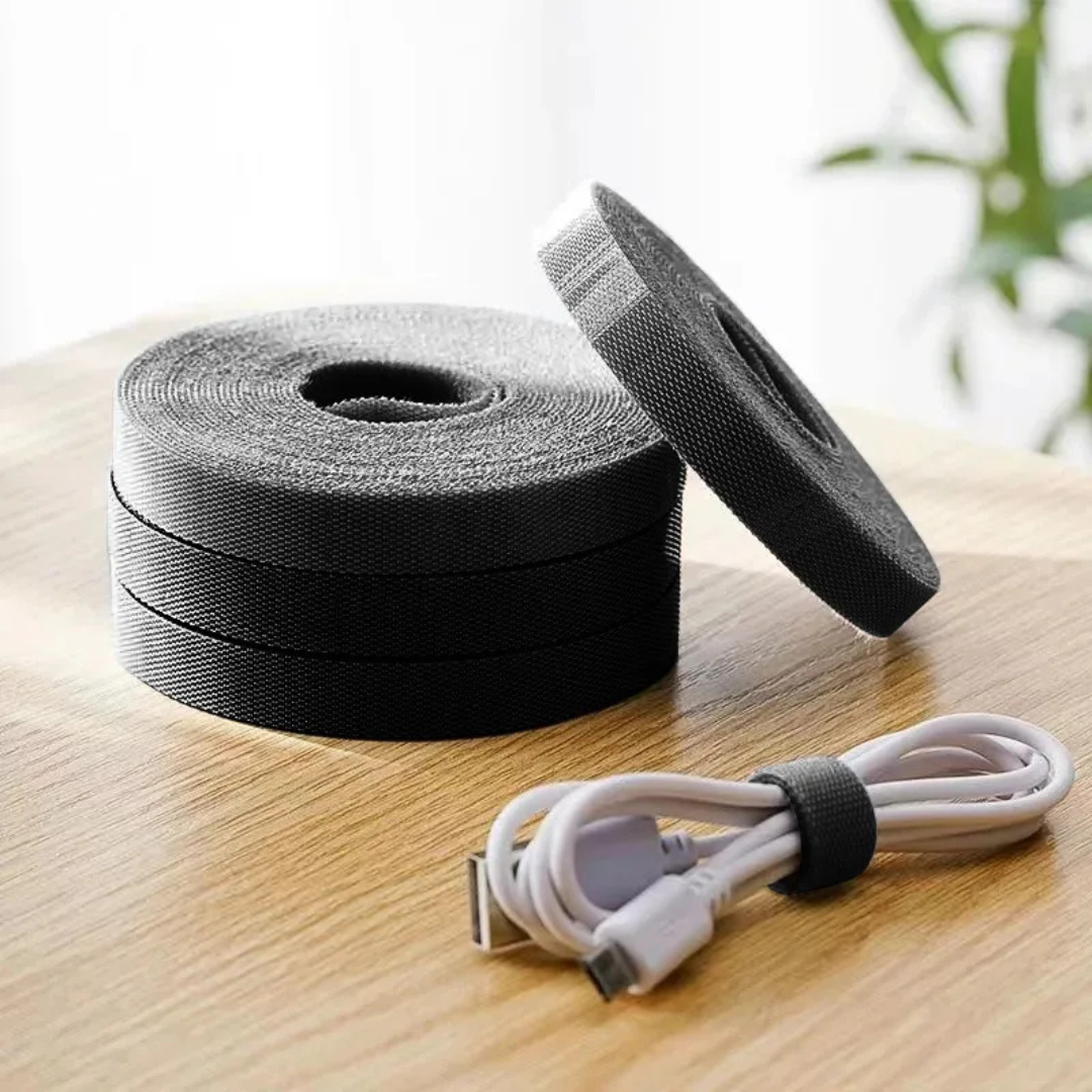Cinta Autoadhesiva Con Velcro Organizadora De Cables 5m