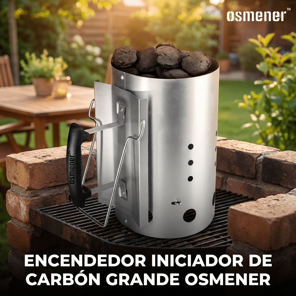 Encendedor De Carbón Grande Para Parrilla Osmener - Muy Moderna Uruguay