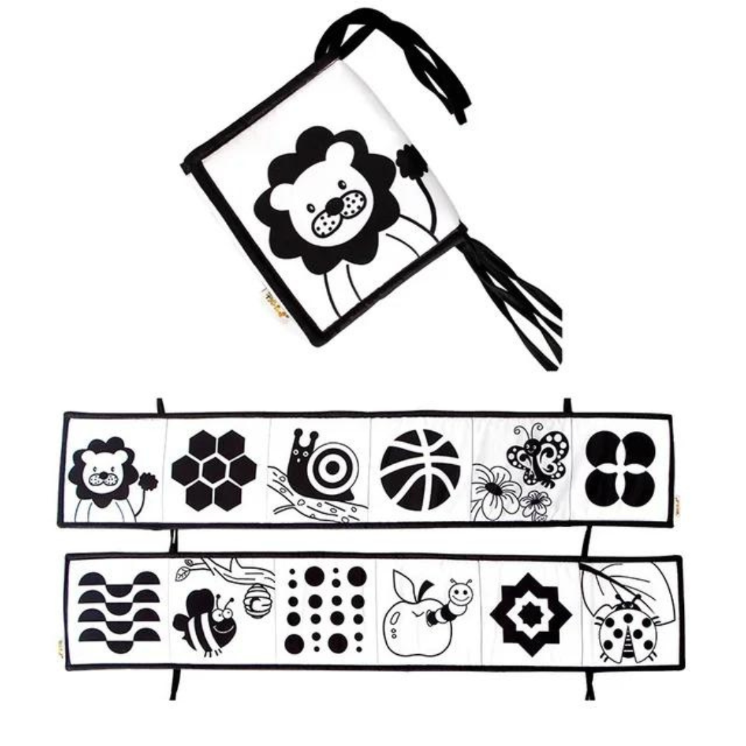 Libro Sensorial de tela Montessori