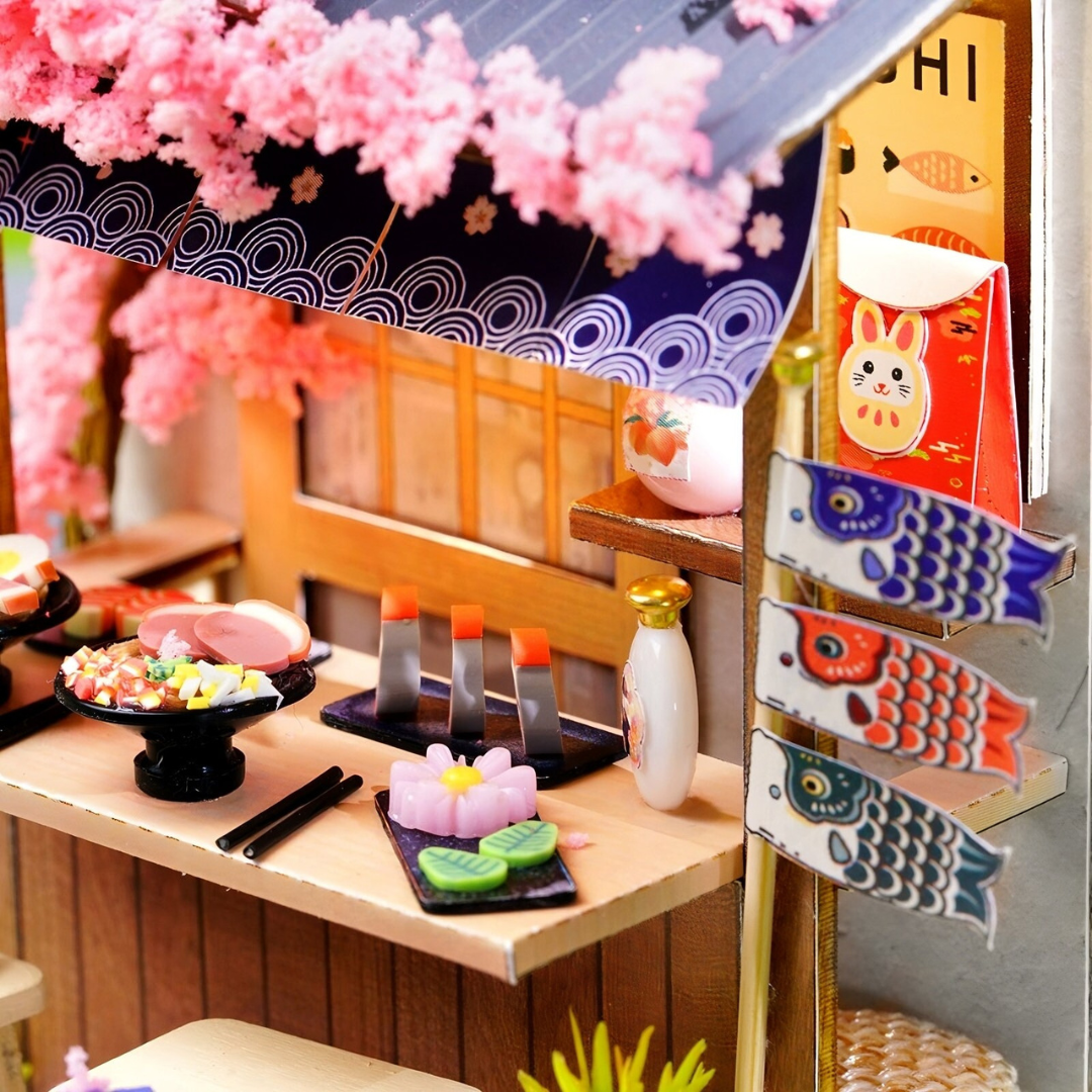 Mini casita armable de Madera Japones en Miniatura - Muy Moderna Uruguay