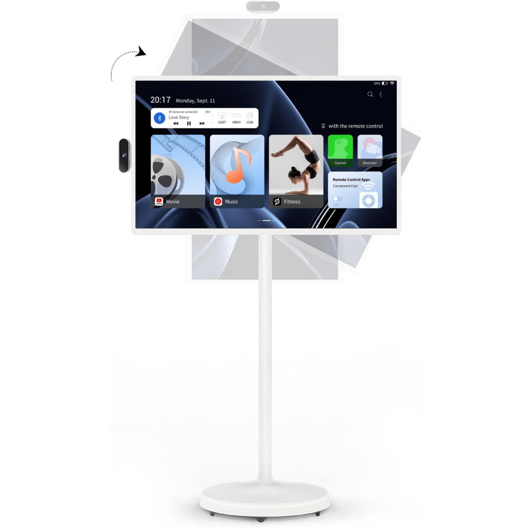 Pantalla Táctil Gigante Android TV con Tripode Portátil - Muy Moderna Uruguay