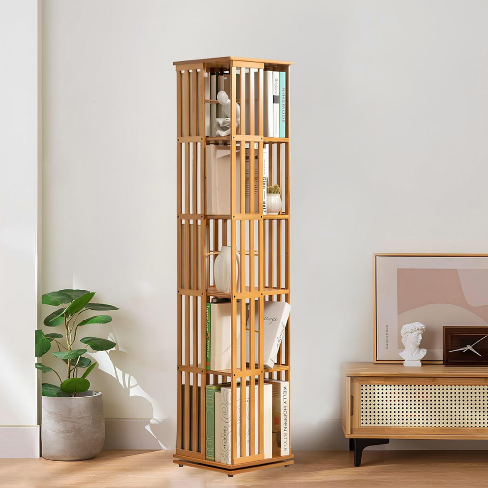 Estanteria de Bambu Giratoria