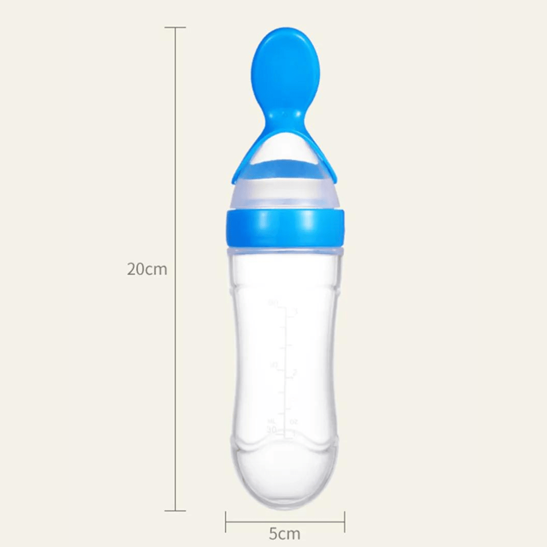 Botella Con Cuchara Dosificadora De Papilla Para Bebé - Muy Moderna Uruguay