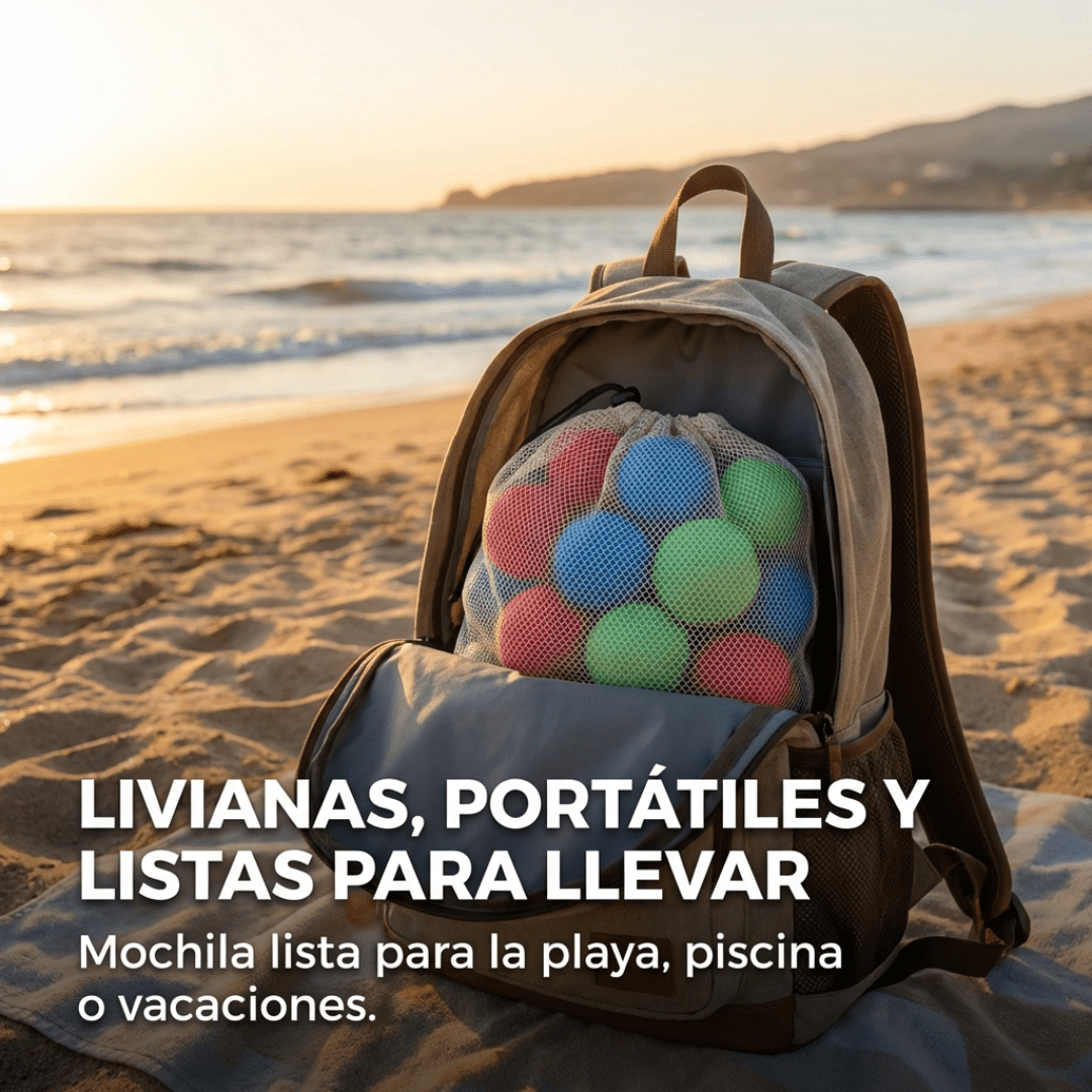 Pack de 30 Bombitas Esponja De Agua Reutilizables - Muy Moderna Uruguay