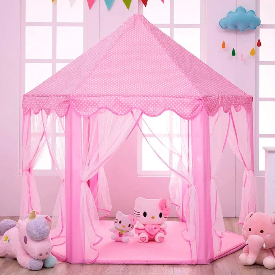 Carpa Castillo de Princesa Fácil de Montar para Niños