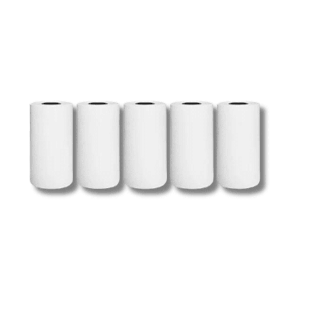 Pack de 5 Rollos para Mini Impresora Térmica - Muy Moderna Uruguay
