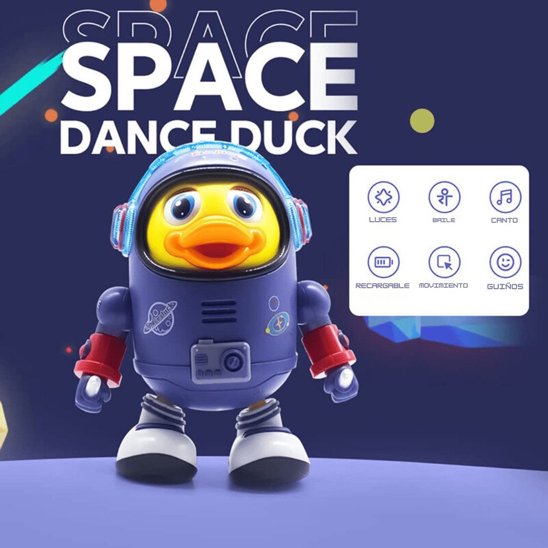 Juguete Interactivo Musical de Pato Astronauta Bailarín - Muy Moderna Uruguay