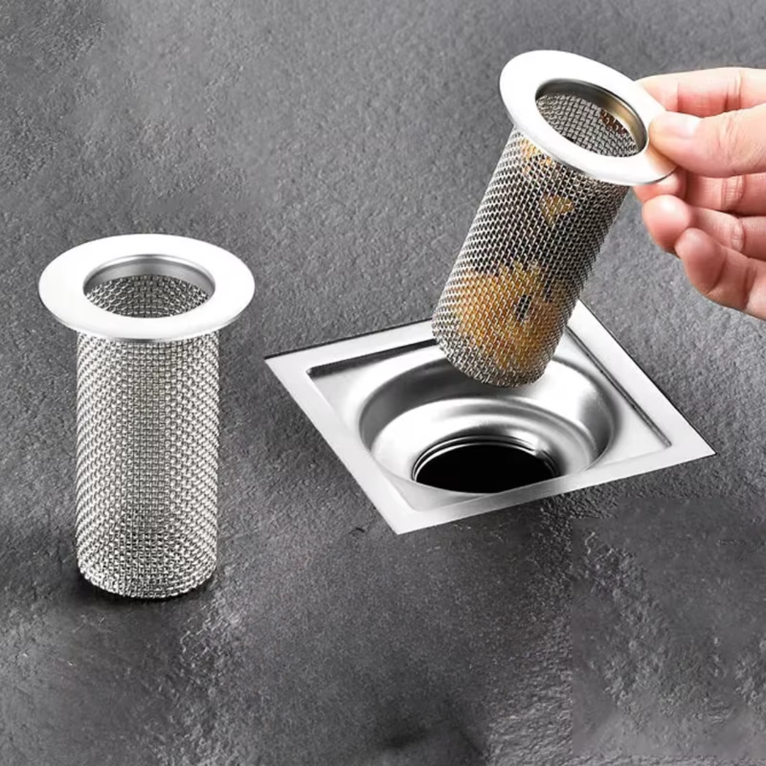 Tapón Cilíndrico Recolector con Filtro para Pileta