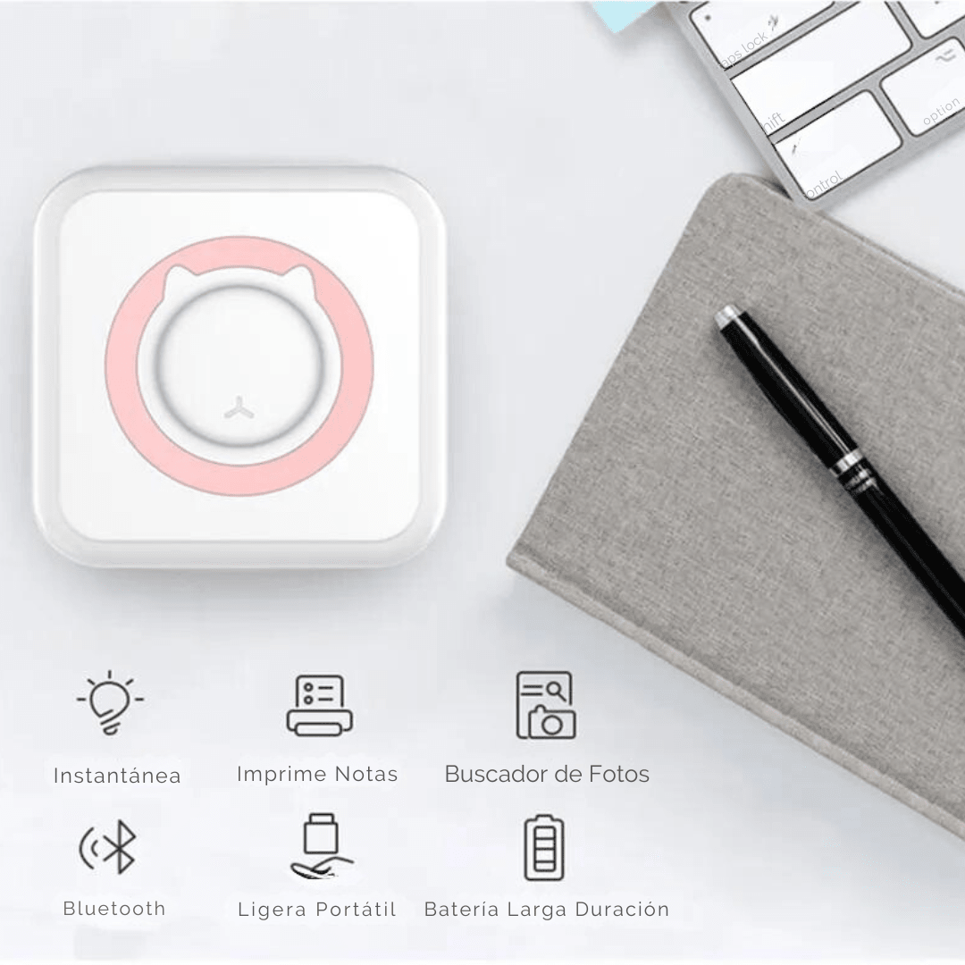 Mini Impresora Térmica Con Aplicación Bluetooth - Muy Moderna Uruguay