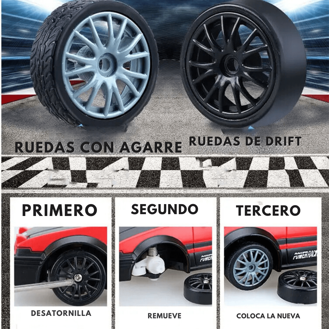 Auto A Control Remoto Para Derrapar Drift - Muy Moderna Uruguay