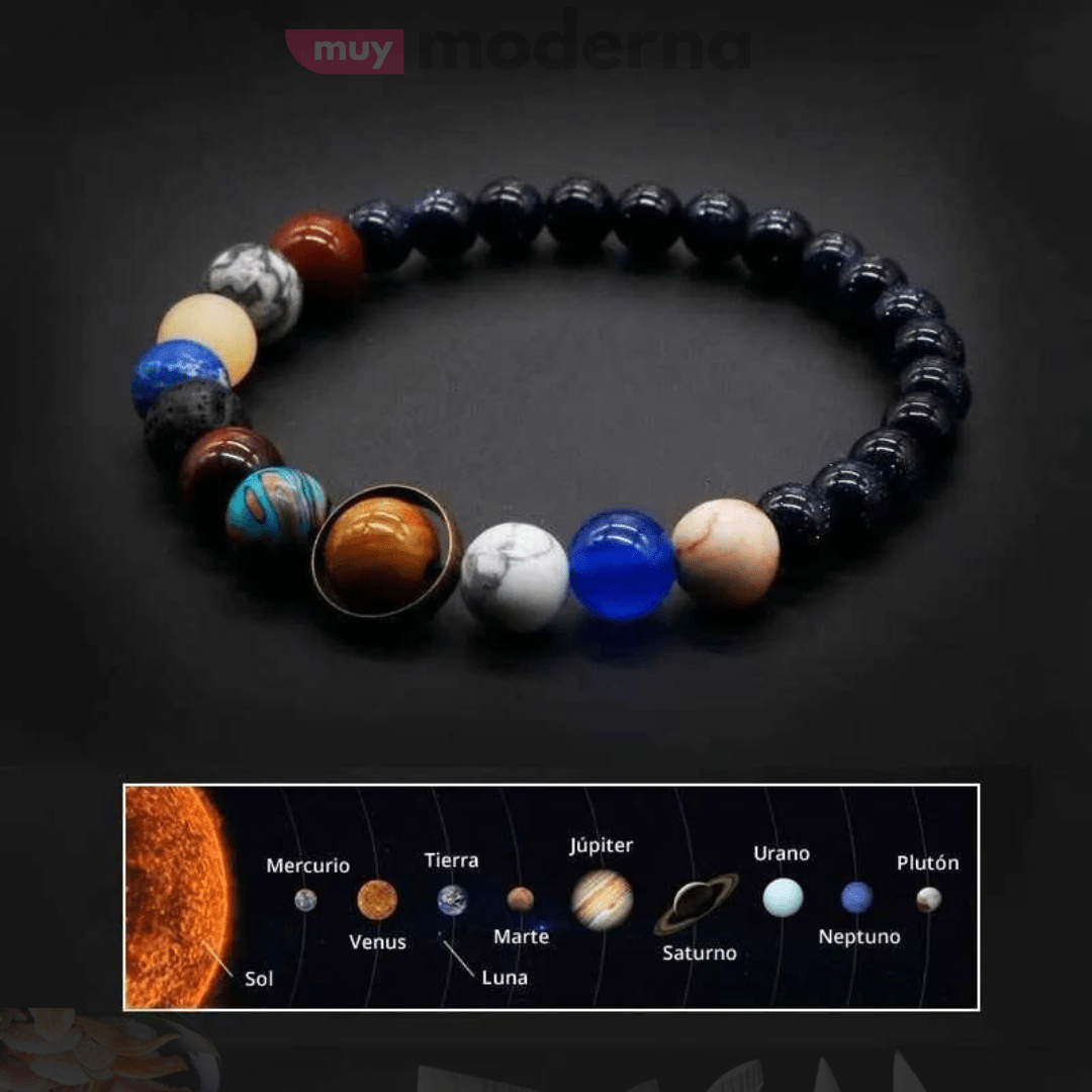 Pulsera de Sistema Solar - Muy Moderna Uruguay