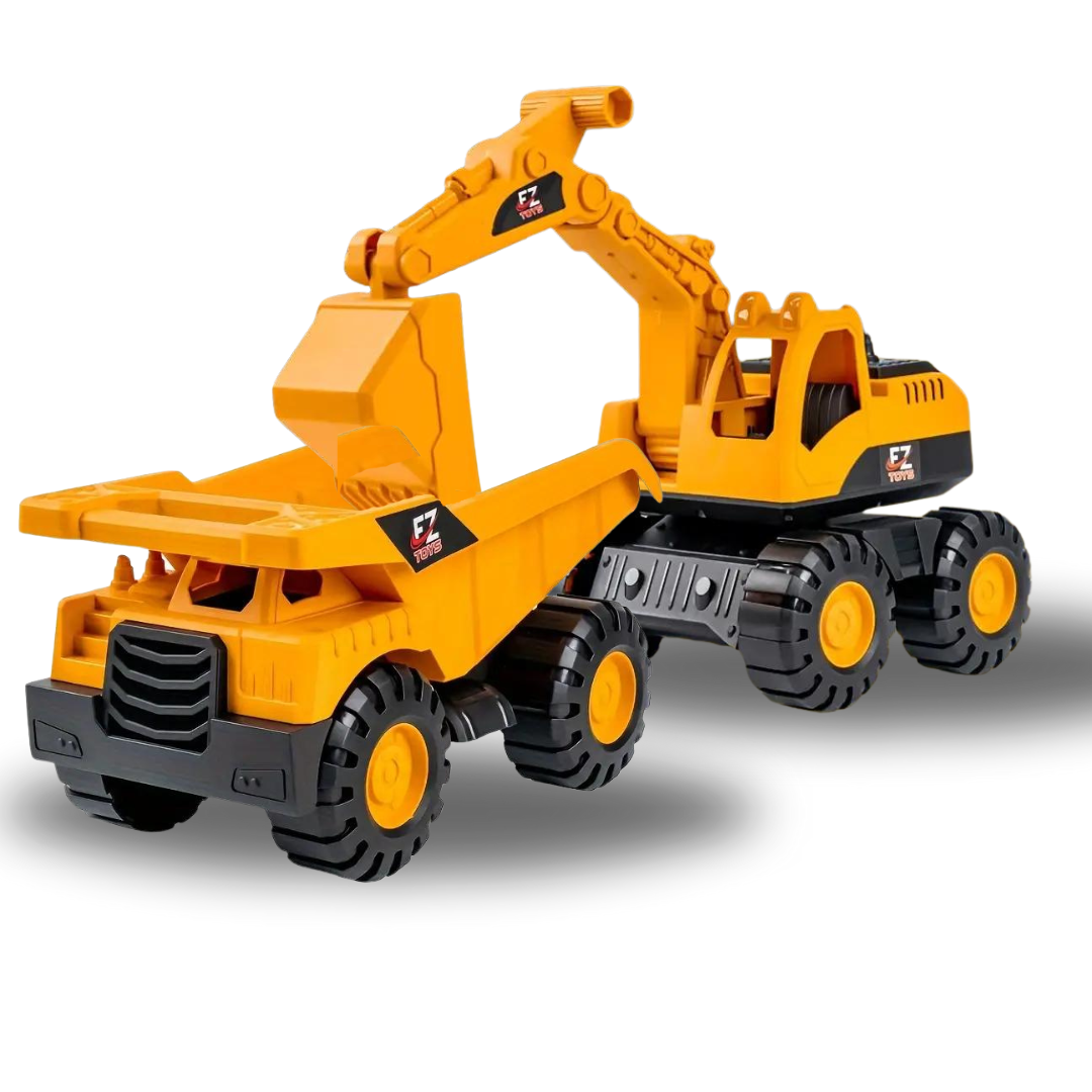 Camión Y Excavadora De Juguete Para Playa Con Movimiento