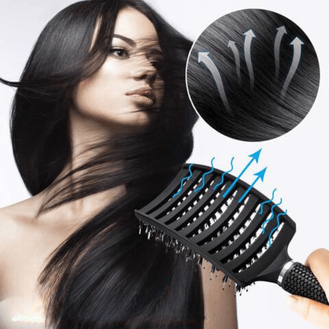 Peine Desenredante de Cabello con Cerdas de Nylon - Muy Moderna Uruguay