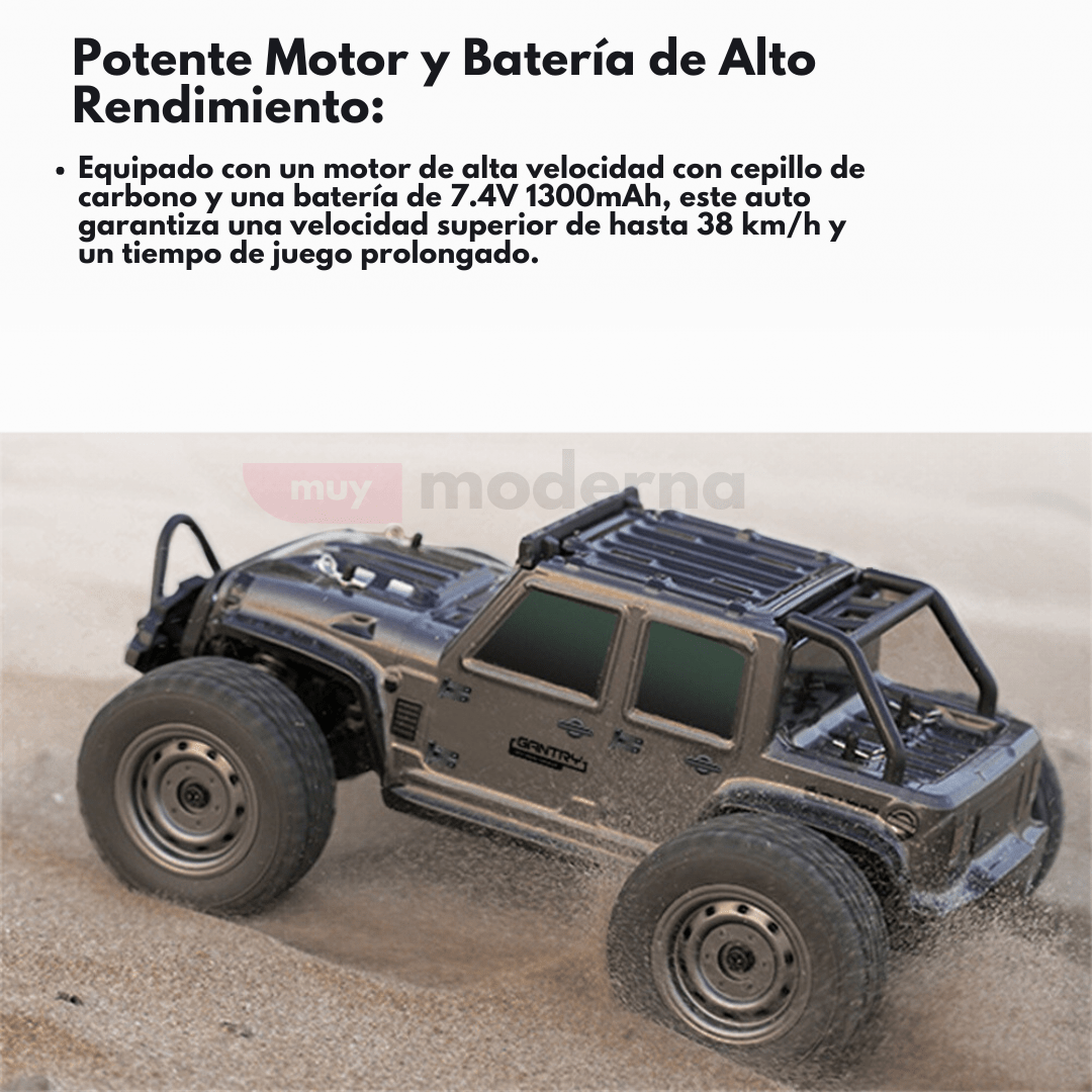Camioneta Todoterreno 4x4 A Control Remoto - Muy Moderna Uruguay