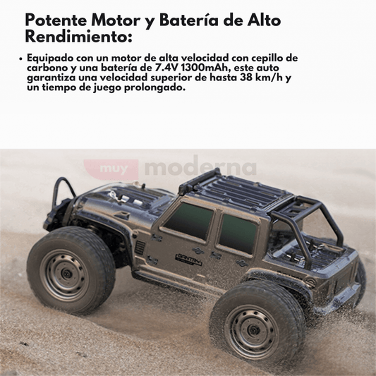 Camioneta Todoterreno 4x4 A Control Remoto - Muy Moderna Uruguay