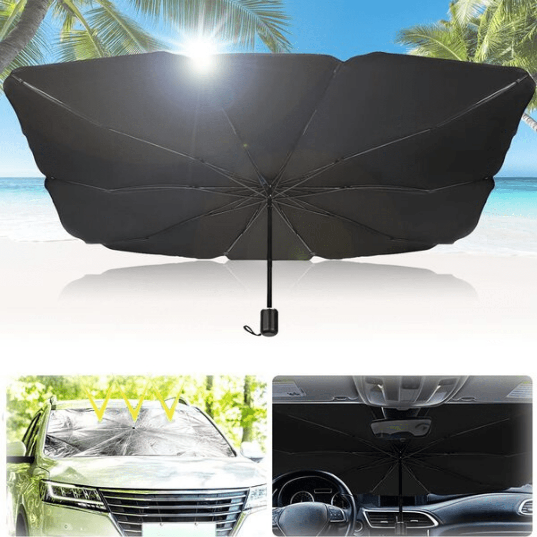 Parasol de Parabrisas Para Auto Retráctil Protección UV - Muy Moderna Uruguay