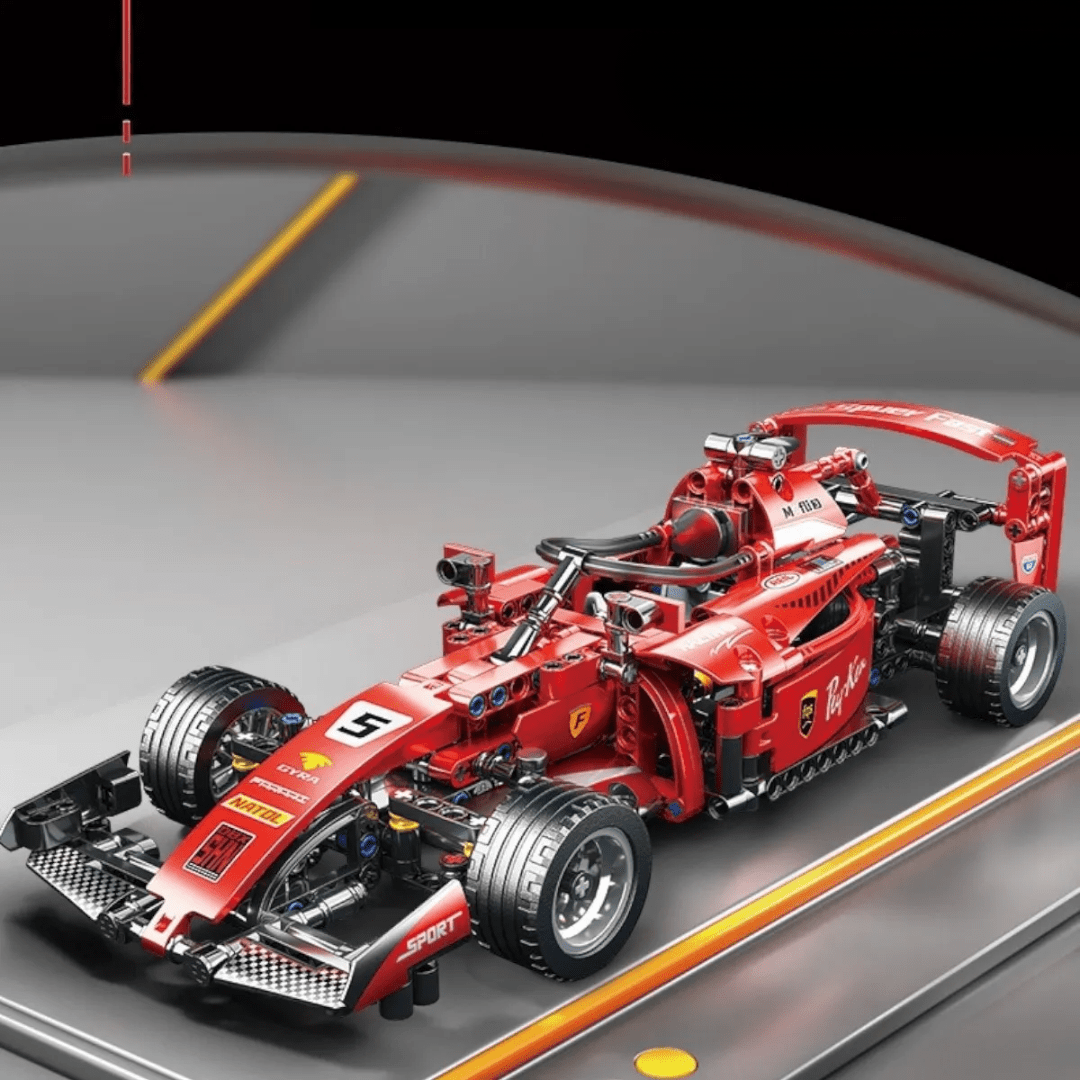 Auto Formula 1 en Bloques de Construcción para Armar - Muy Moderna Uruguay