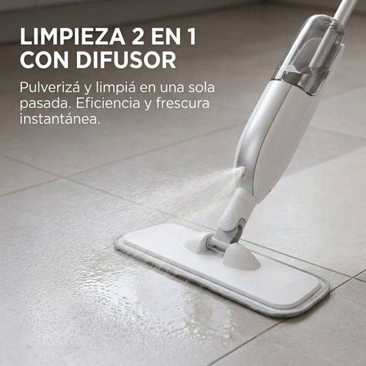 Mopa Limpiador 2 en 1 con Difusor Spray