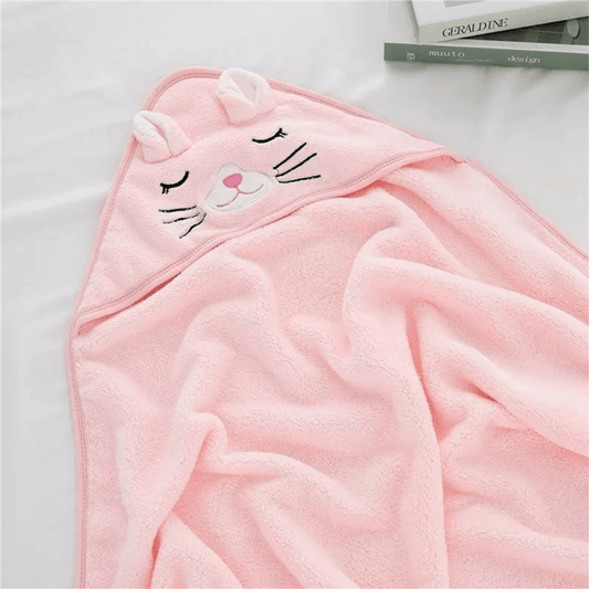 Toalla Con Capucha Para Bebés Manta Suave Diseño Animal - Muy Moderna Uruguay