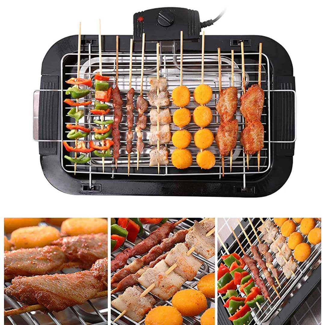 Parrilla Eléctrica Barbacoa sin Humo Interior Exterior