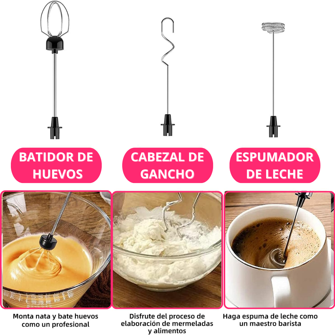 Batidora Recargable USB Espumante