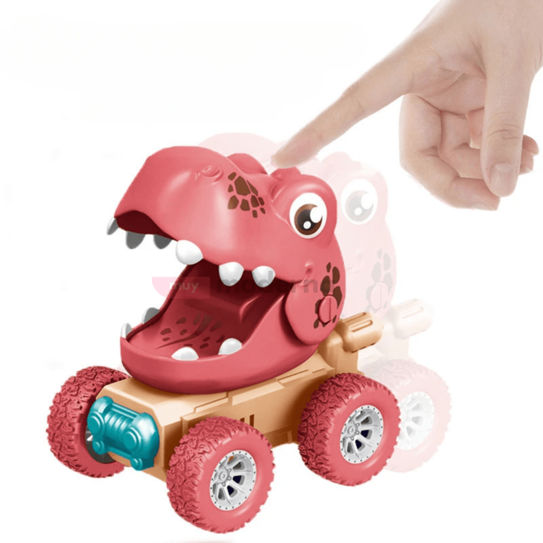 Set de 3 Autitos de Dinosaurio Juguete a Fricción