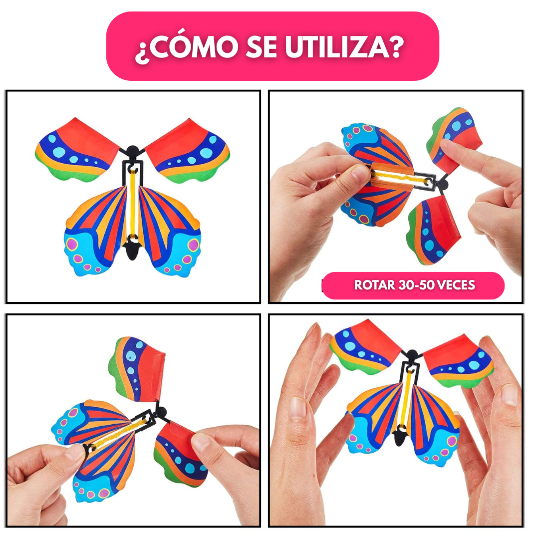 Set 20 Mariposas Mágicas Voladoras Sorpresa - Muy Moderna Uruguay