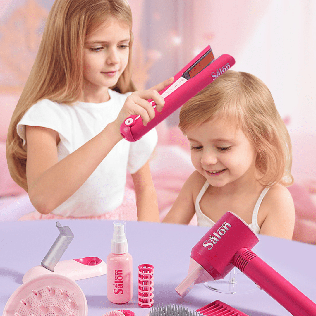 Kit Completo de Salon de Belleza de Juguete 22 Piezas - Muy Moderna Uruguay