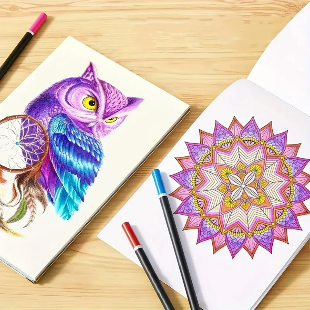 Lápices De Colores Para Dibujo Y Pintura Kit Completo 95 Piezas - Muy Moderna Uruguay