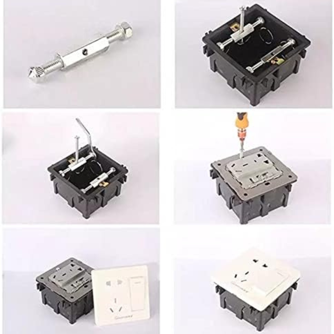 Kit De Reparación Para Tomacorrientes x10 Tornillos