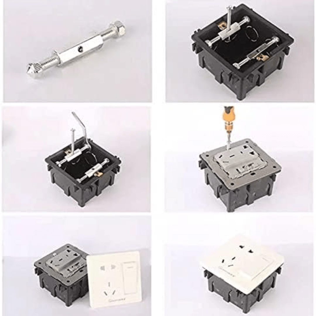 Kit De Reparación Para Tomacorrientes x10 Tornillos - Muy Moderna Uruguay