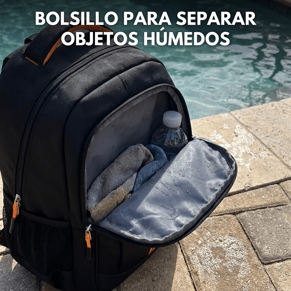 Mochila Unisex Para Trabajo Estudio Y Viaje - Muy Moderna Uruguay