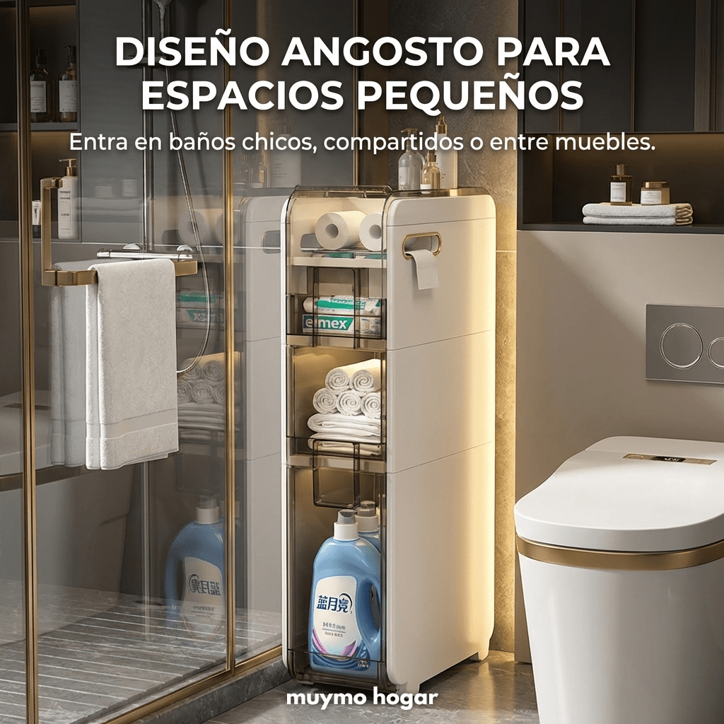 Carrito Organizador De Baño Para Espacios Reducidos - muymo hogar - Muy Moderna Uruguay