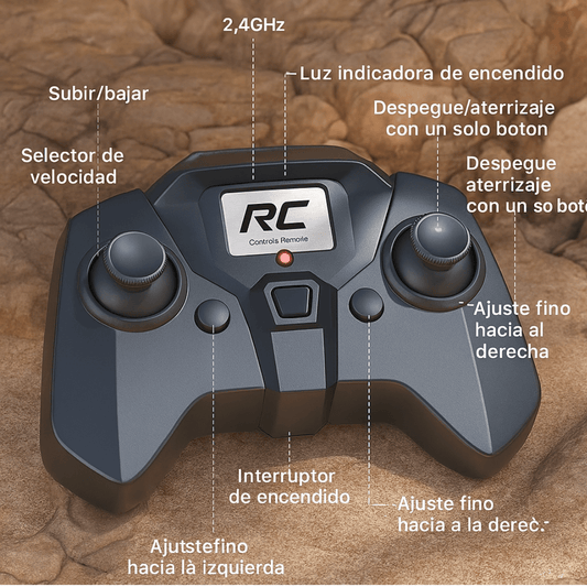 Helicóptero A Control Remoto XK919 - X Aleación Con 2 Baterías - Muy Moderna Uruguay