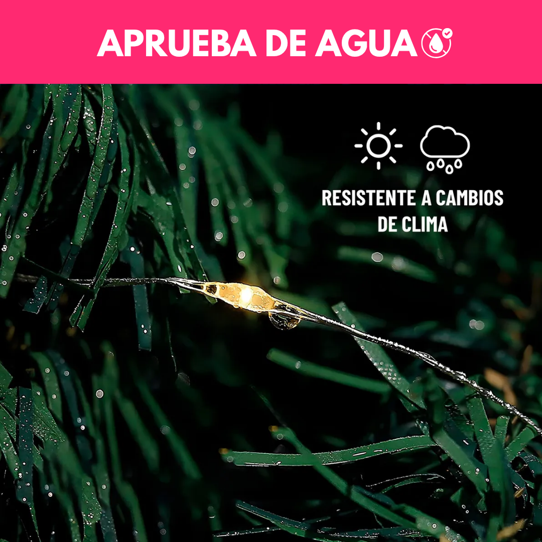 Guirnaldas Solares Hadas para Jardín Set x2 (total 40 metros)