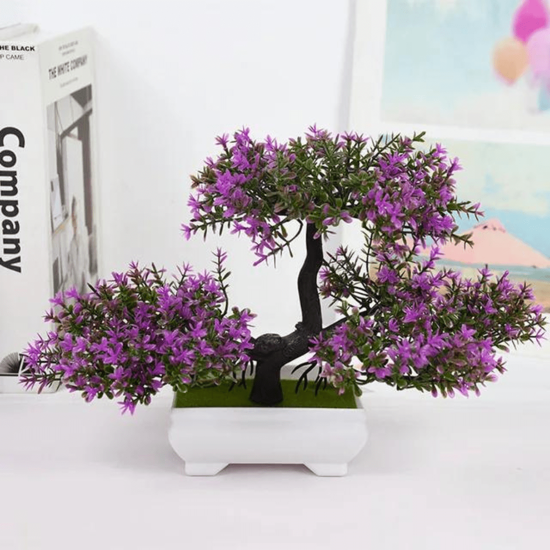 Bonsái Decorativo Artificial en Maceta 20cm - Muy Moderna Uruguay