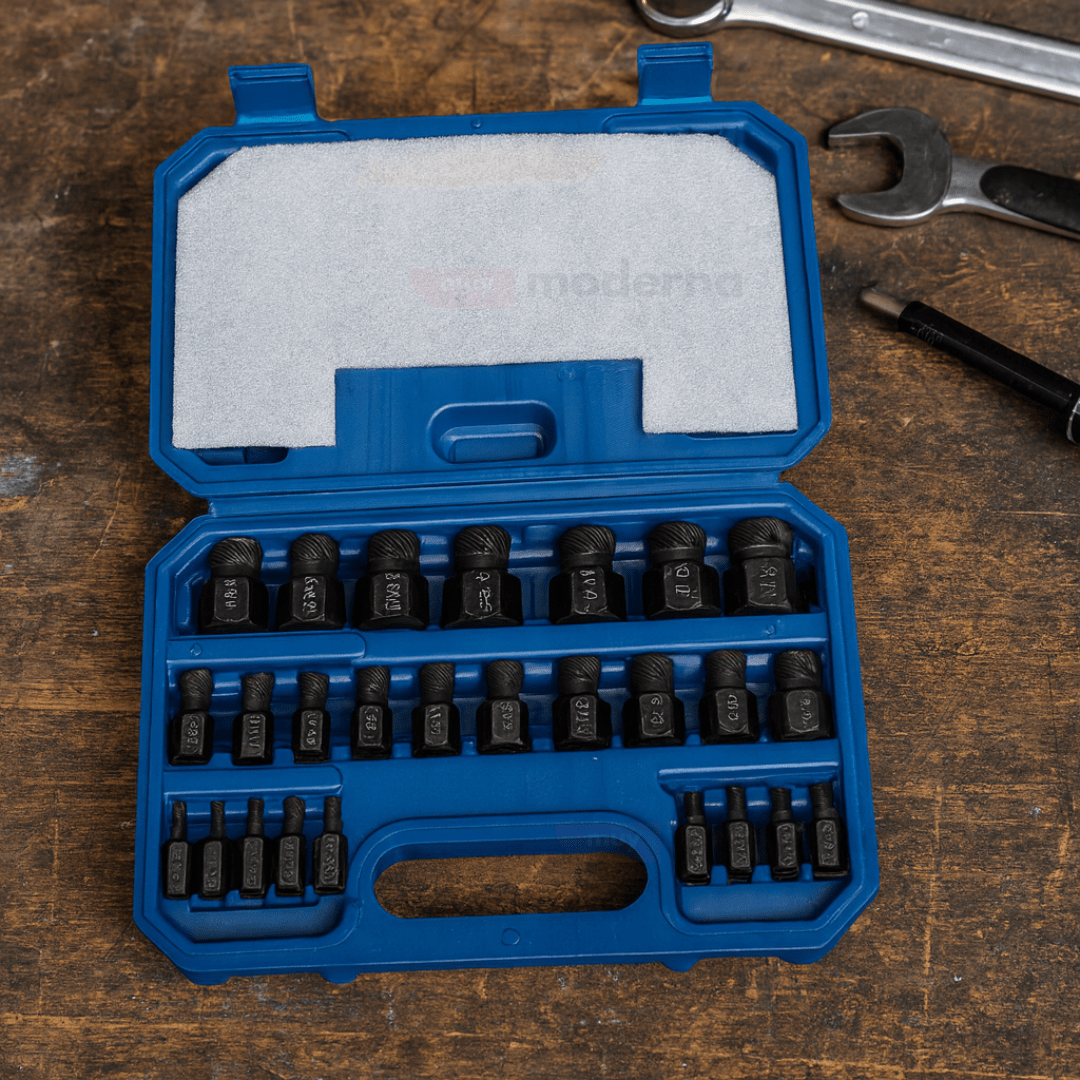 Extractor De Tornillo Roto Kit Completo 25 Piezas - Muy Moderna Uruguay