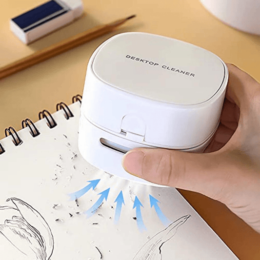 Mini Aspiradora de Escritorio con carga USB - Muy Moderna Uruguay